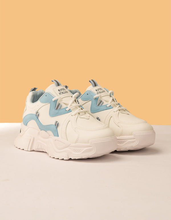 Azure Breeze Chunky Sneakers